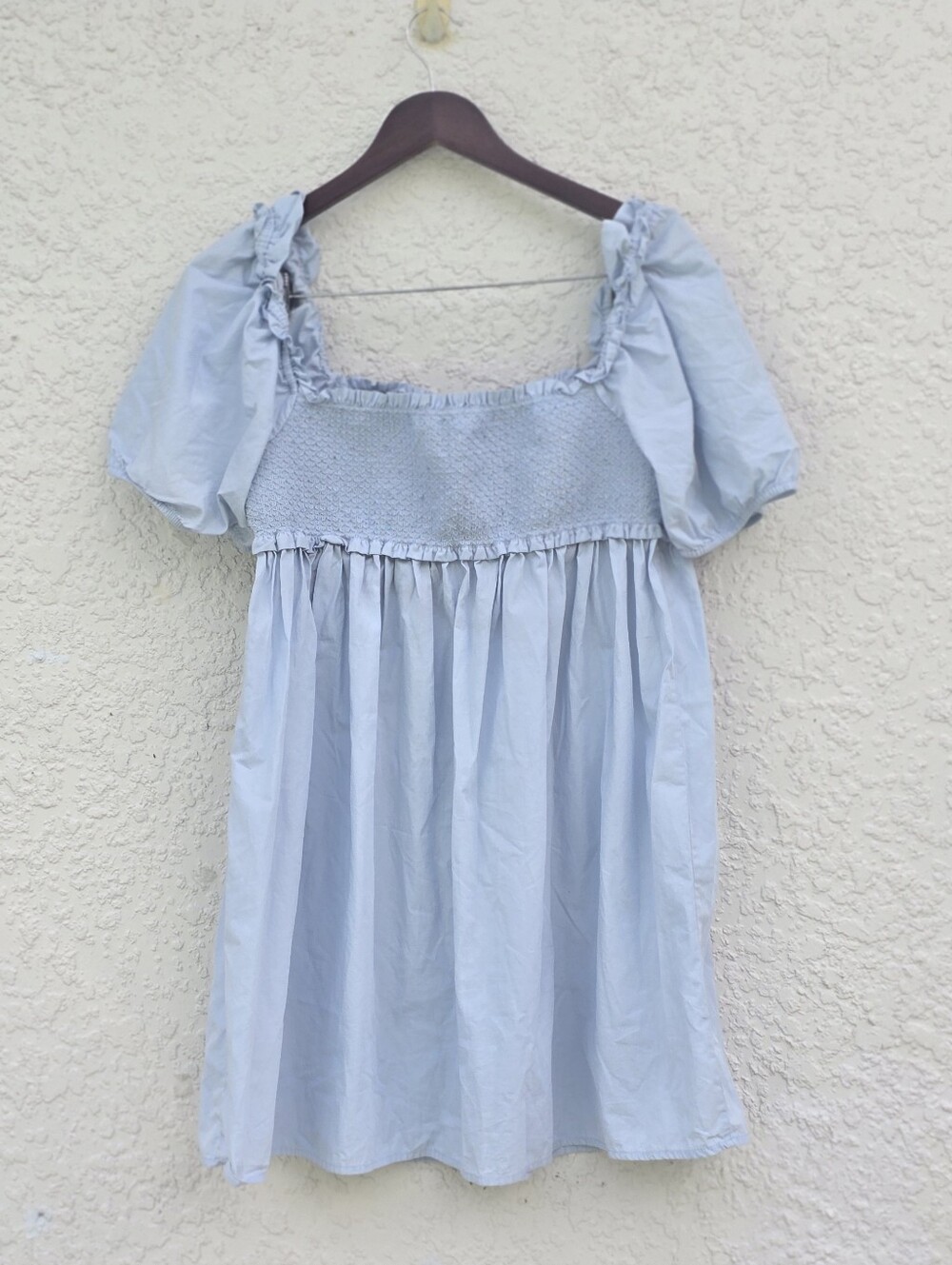 Sunday Best Blue Babydoll Dress - Picture 7 of 12